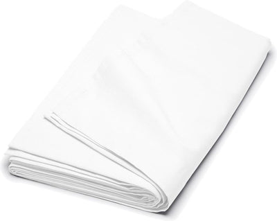 Drap dimanche Cendrillon - coton - satin - 2 personnes - 160x260 cm - blanc