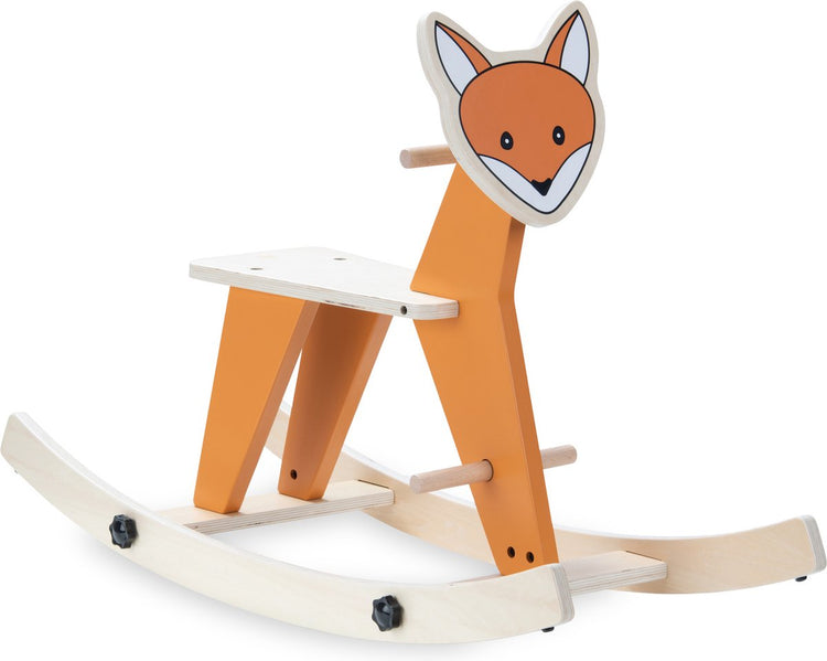 Hauck rock n swing - bébé cheval à bascule en bois - certifié FSC® - renard