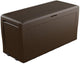 Curver - caisse keter pour balcon, jardin samoa rotin 270l