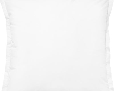 Taie d'oreiller Cendrillon dimanche - lot de 2 - satin - avec fermeture éclair - 80x80 cm - blanc