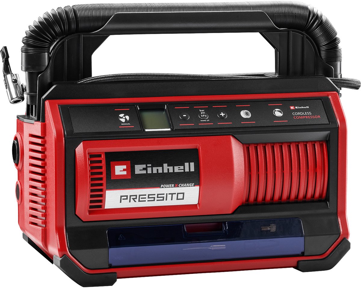 Compresseur à batterie Einhell pressito 18 25 li solo - puissance