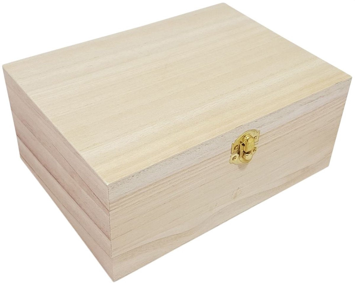 Format de boîte en bois A5 avec couvercle de soupape
