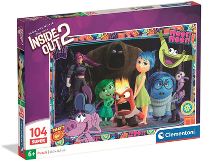 Clementoni - puzzle enfant - 104 pièces - thème à l'envers - puzzle à partir de 6 ans
