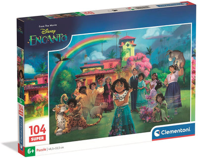 Clementoni - puzzle enfant - 104 pièces - Disney encanto - couleurs joyeuses - à partir de 6 ans