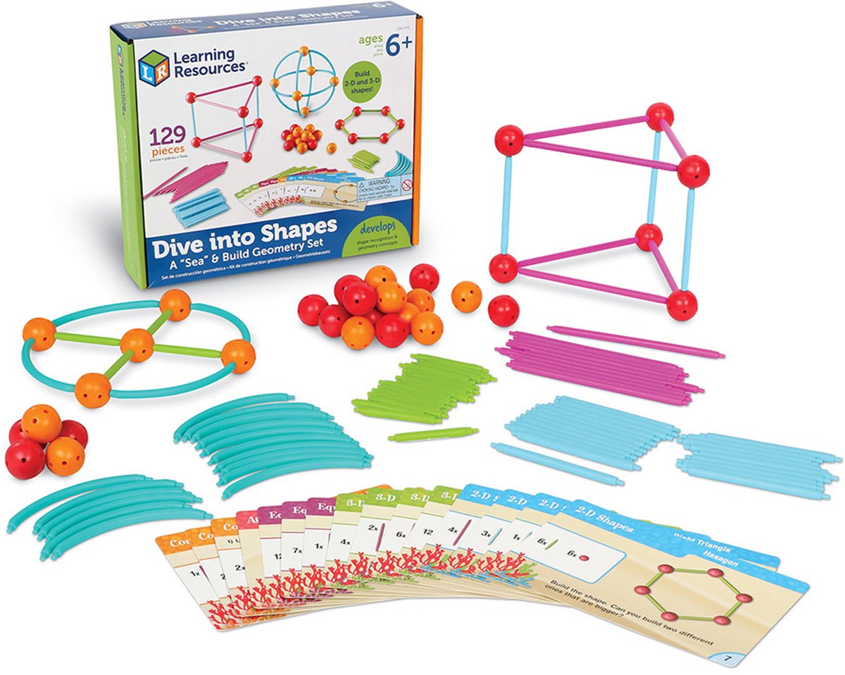 Les ressources d'apprentissage plongent dans les formes - plongez dans les formes ! - 6+