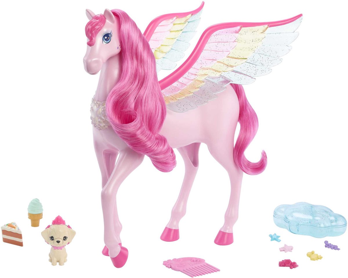 Barbie Dreamtopia Atom présente Pegasus