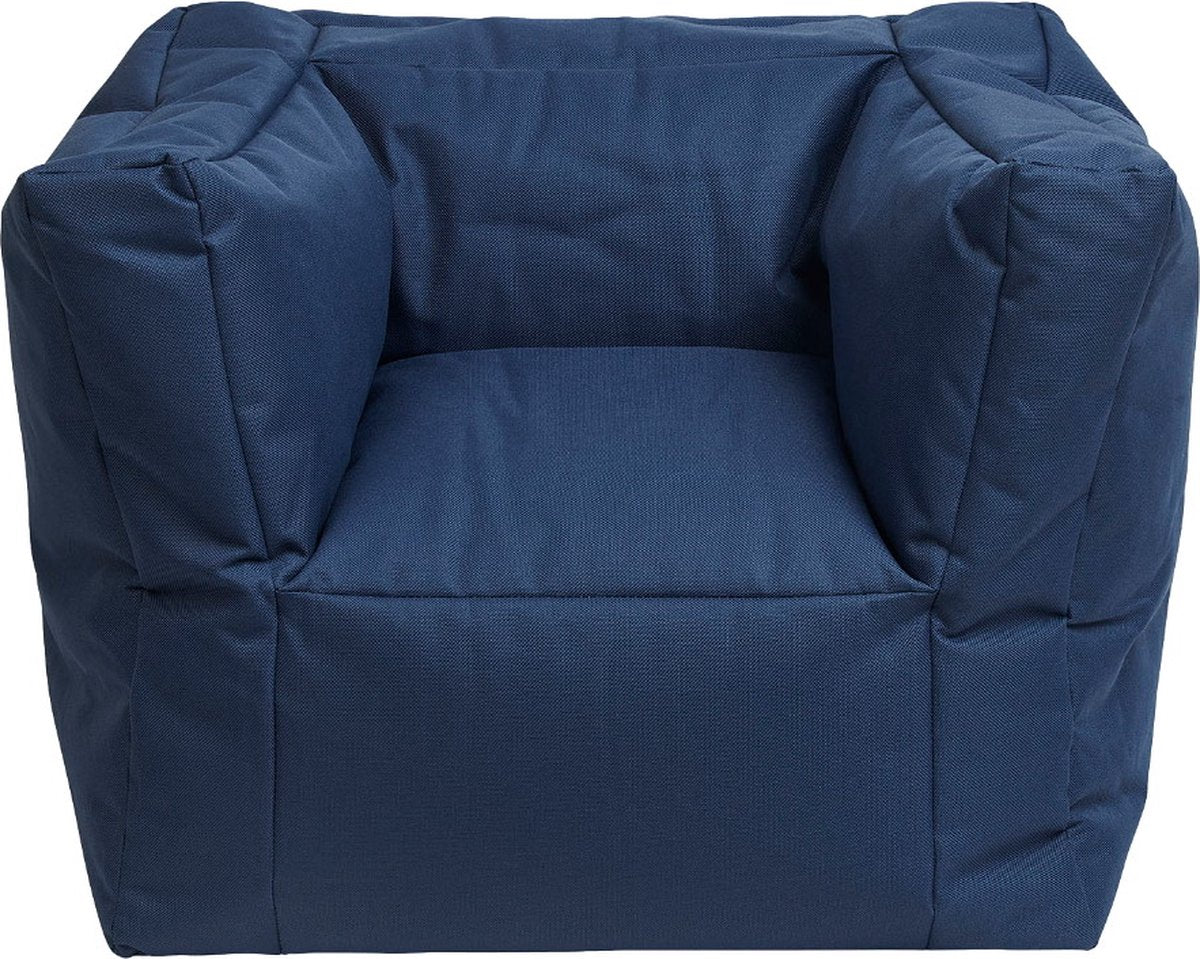 Jollein - fauteuil enfant (bleu jean) - pouf enfant - 1 à 4 ans - 46x110cm