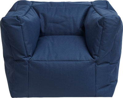 Jollein - fauteuil enfant (bleu jean) - pouf enfant - 1 à 4 ans - 46x110cm