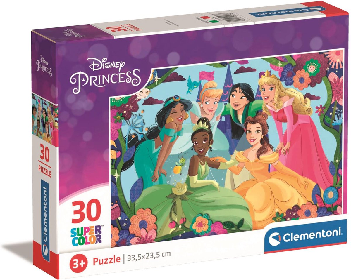 Clementoni Jigsaw Puzzle Super Color Princess, 30e.