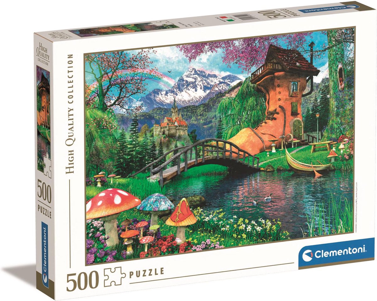 Clementoni Jigsaw Puzzle The Old Shoe House, 500st.