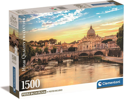Clementoni - puzzle - 1500 pièces - Rome - puzzle pour adultes - collection de haute qualité