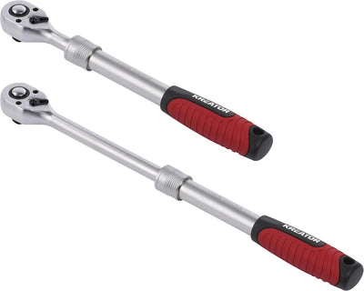 Clé à cliquet Kreator krt503007 - 1 2 extensible - 72t