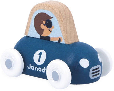 Janod - carrefour - voiture de sport en bois