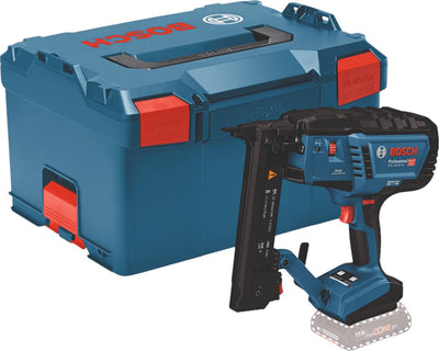 Agrafeuse-agrafeuse à batterie Bosch professional gth 18v-38 m 18v corps de base en l-boxx - 0601482501