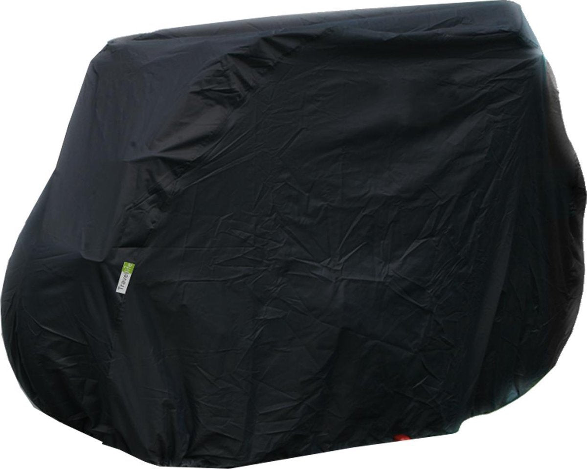 Travellife housse de vélo timon xl - 2-3 vélos - 100% étanche - avec ourlet élastique - avec sac de rangement
