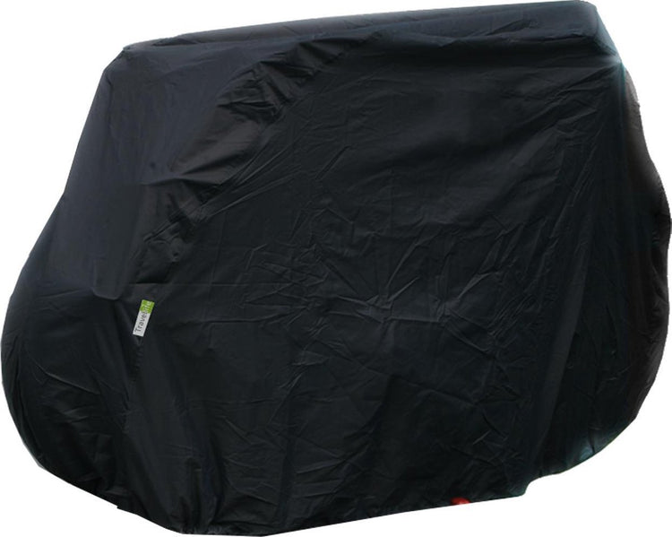 Travellife housse de vélo timon xl - 2-3 vélos - 100% étanche - avec ourlet élastique - avec sac de rangement
