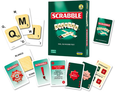 Megableu scrabble - jeu de cartes - jeu de société pour famille - format jeu de voyage