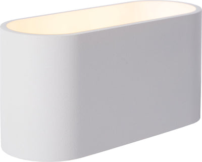 Lucide xera - applique - 1xg9 - blanc
