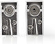 Connecteur Nedis iec (coaxial) - coudé - femelle mâle - nickelé - 75 ohm - vis - diamètre d'entrée de câble : 7,0 mm - métal polychlorure de vinyle (PVC) - blanc - 2 pièces - boîte