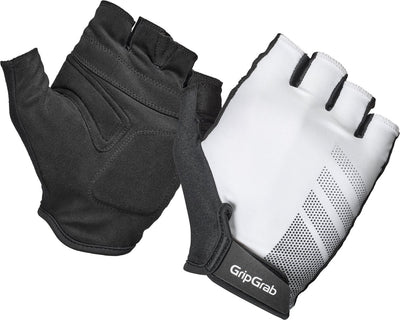 Gripgrab - ride rc lite gants de cyclisme d'été à doigts courts avec rembourrage - blanc - unisexe - taille xs