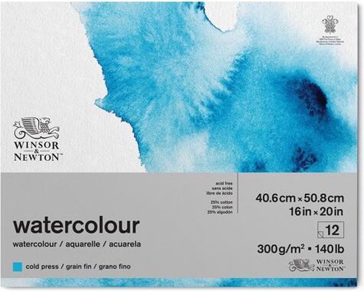 Papier aquarelle Winsor Newton 41x51