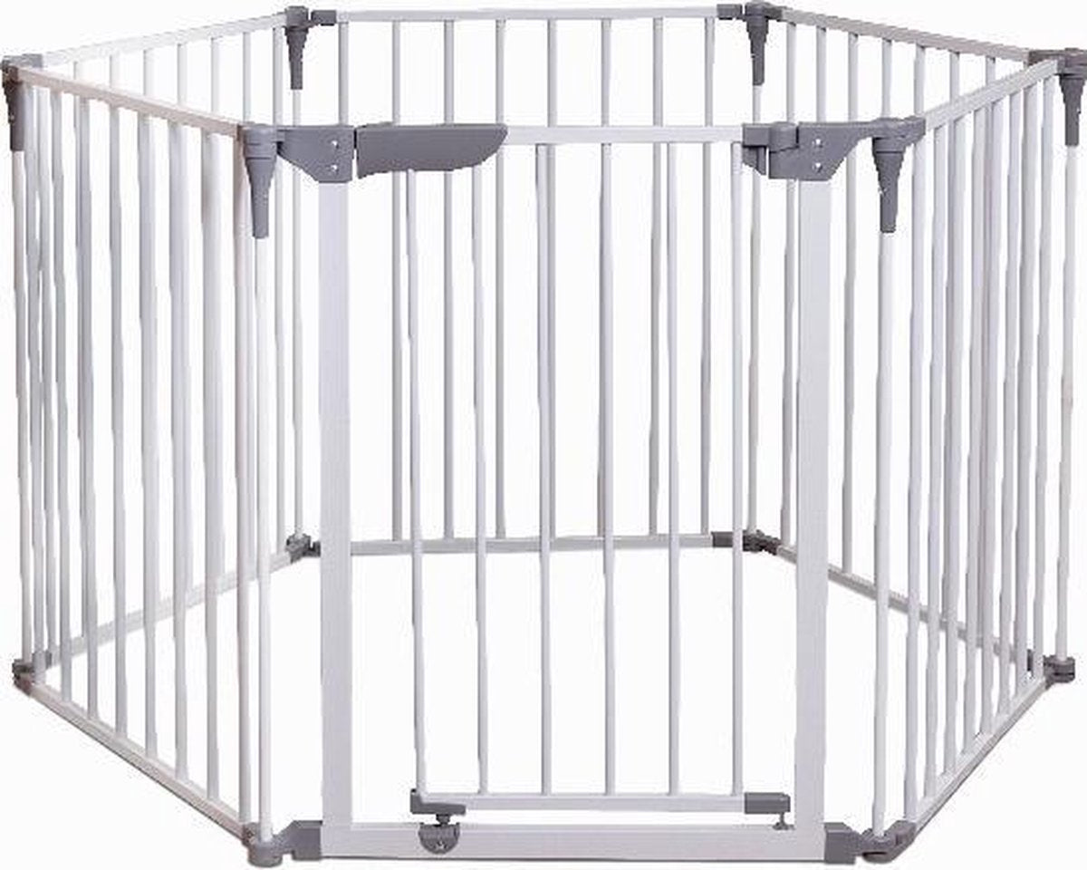 Dream baby dreambaby royale converta 3 en 1 - boîte de sol - barrière de sécurité - barrière coupe-feu - parc de jeu bébé - boîte de jeu - boîte à chenilles - blanc