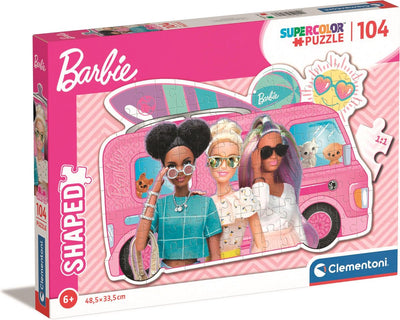 Clementoni Jigsaw Puzzle Super Color - Barbie Surfbus, 104st.