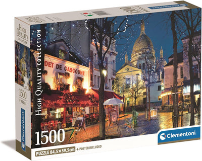 Clementoni - puzzle - 1500 pièces - paris montmartre - puzzle pour adultes