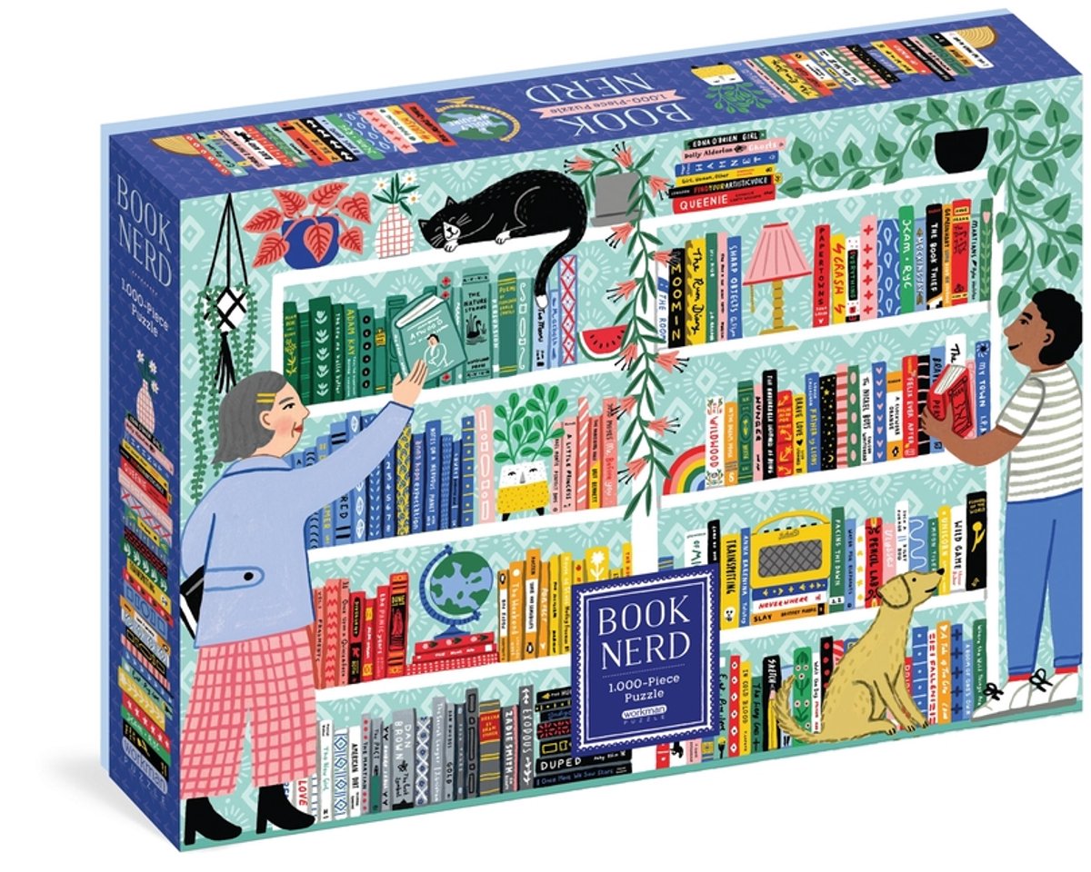 Casse-tête de 1 000 pièces Nerd du livre