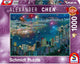 Feux d'artifice Schmidt sur Hong Kong, puzzle 1000 pièces