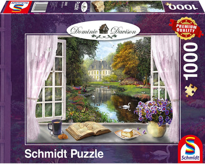Schmidt puzzle puzzle château jardin carton 1000 pièces
