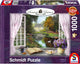 Schmidt puzzle puzzle château jardin carton 1000 pièces