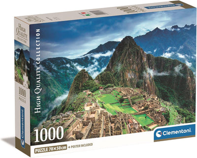 Clementoni - puzzle - 1000 pièces - machu picchu - puzzle pour adultes - collection de haute qualité