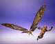Bandai Tamashii Nations Godzilla x Kong : Le nouvel empire S.H. figurine d'action Monster Arts, pack de 2 figurines d'action Suko Mothra