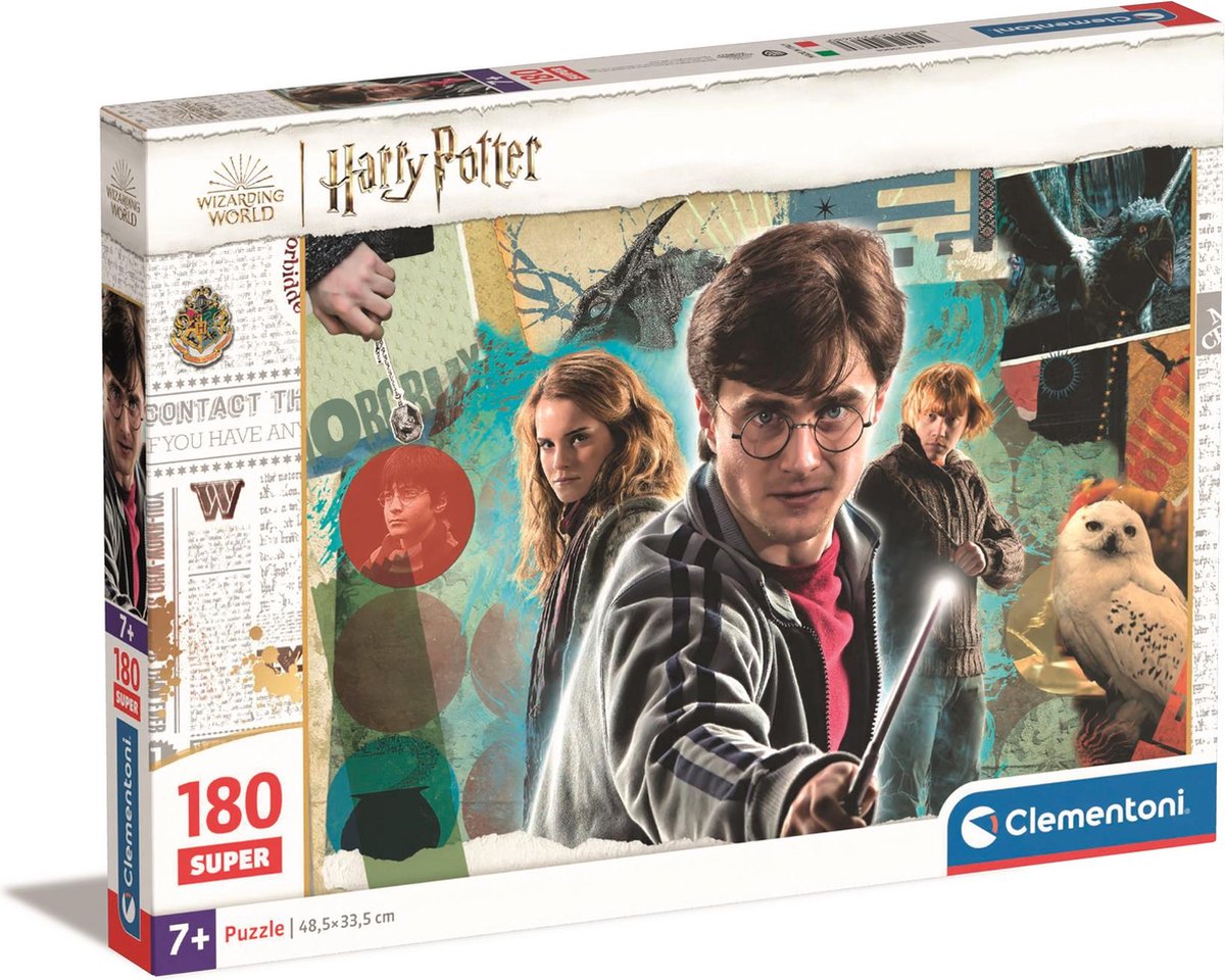 Clementoni - puzzle enfant - 180 pièces - Harry Potter - puzzle à partir de 7 ans