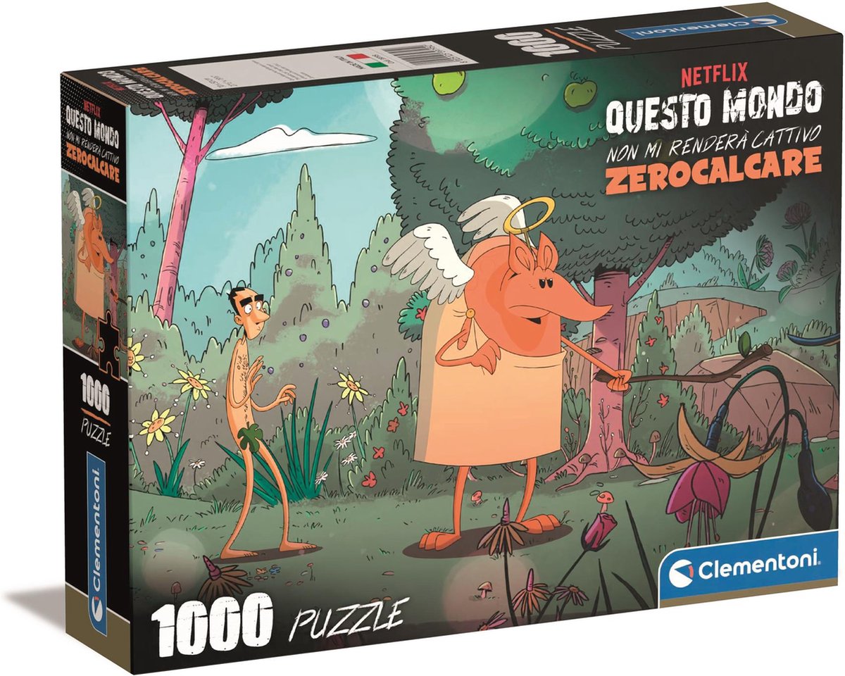 Clementoni - puzzle - 1000 pièces - zéro calcare - puzzle pour adultes