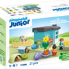 Playmobil 1.2.3. Pension animale avec machine d'alimentation 71690