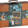 Creative craft group coffret à dessin en bois de luxe - 92 pièces