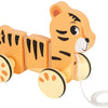 Small foot - animal de trait en bois tigre safari fsc