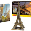 Cubic Fun 3d Puzzle National Geographic Eiffel Tower