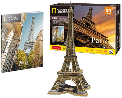 Cubic Fun 3d Puzzle National Geographic Eiffel Tower