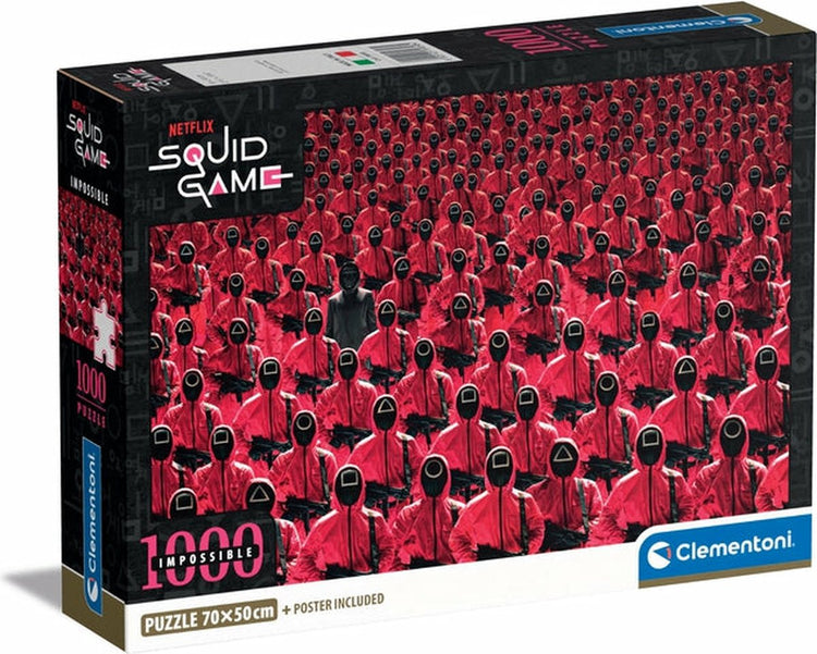 Clementoni - puzzle - 1000 pièces - thème du jeu de calmar - puzzle pour adultes
