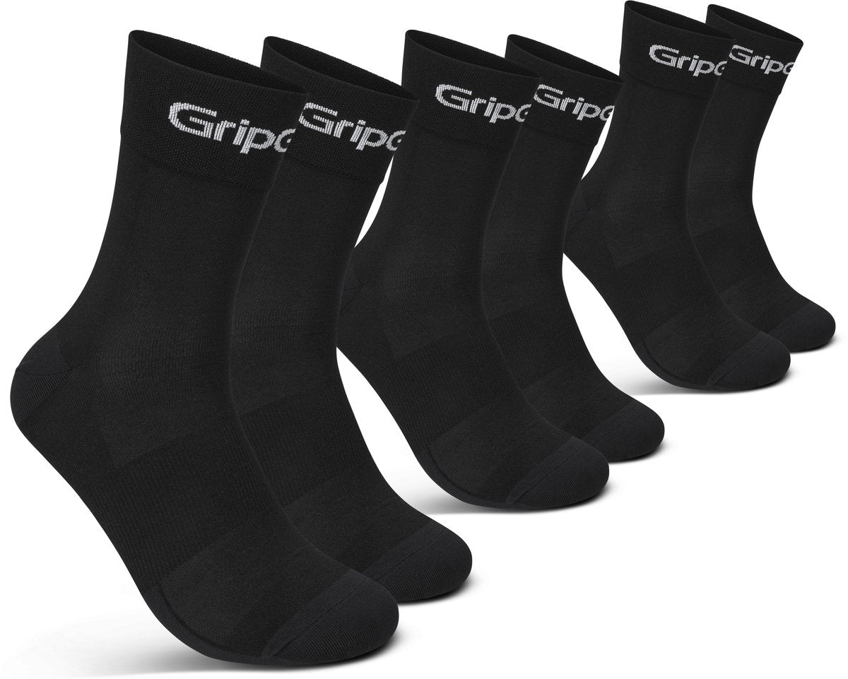 Gripgrab ride coupe régulière - chaussettes (pack de 3)