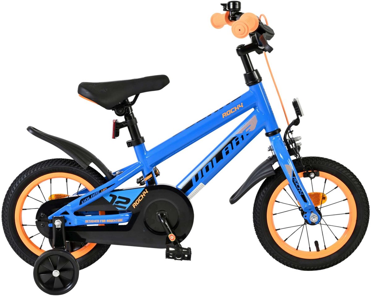 Volare Rocky Children's Bicycle - Boys - 12 pouces - Bleu