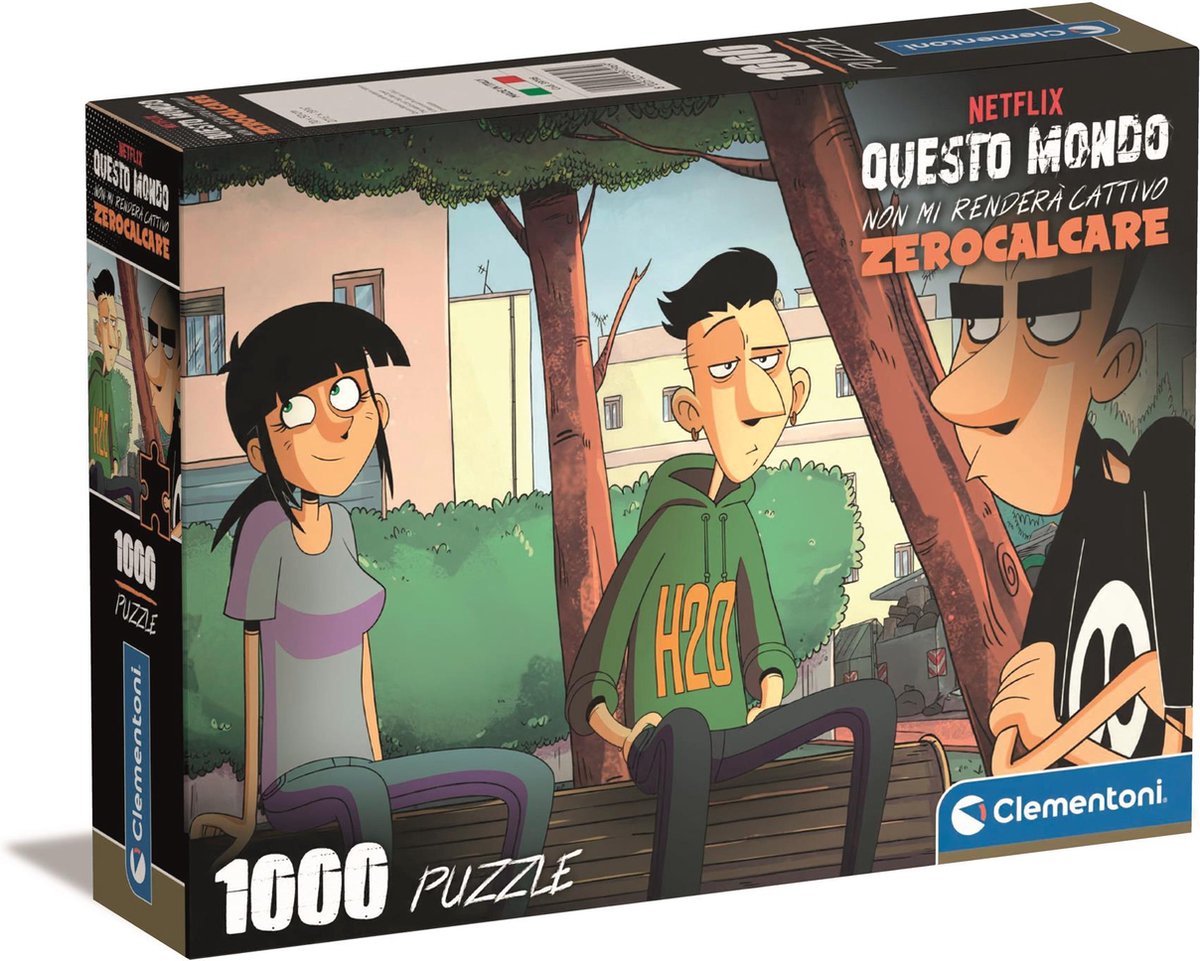 Clementoni - puzzle - 1000 pièces - zéro calcare - puzzle pour adultes