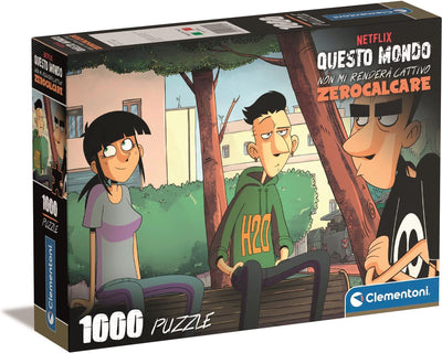 Clementoni - puzzle - 1000 pièces - zéro calcare - puzzle pour adultes
