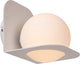 Lucide davy - applique salle de bain - 1xg9 - ip44 - blanc