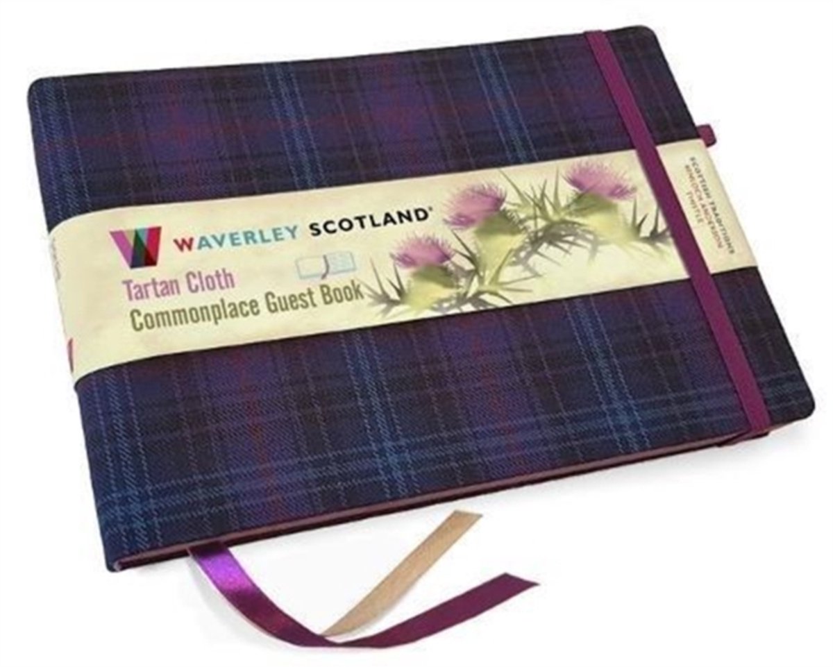 Livre d'or - tissu tartan kinloch anderson chardon