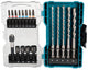 Accessoires Makita e-07026 | cas peu et peu | sds-plus | 18 pièces - e-07026
