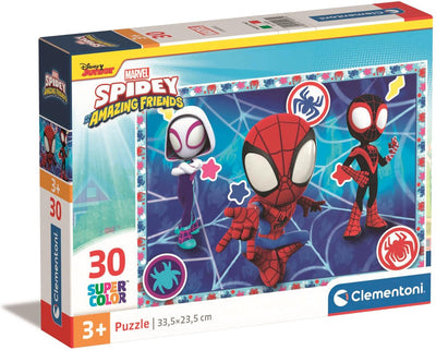 Clementoni Puzzle Jigsaw Super Color Spidey, 30e.